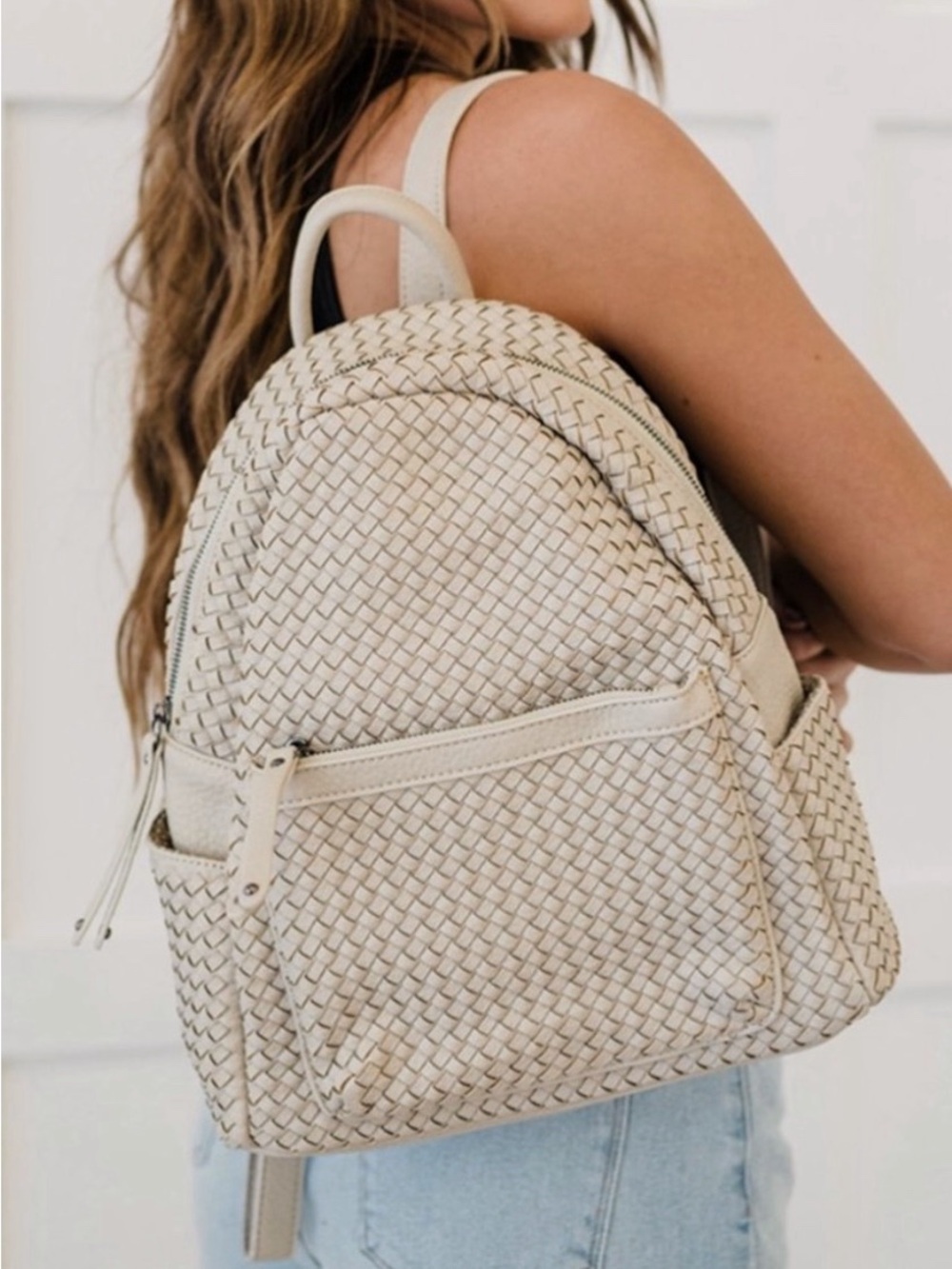 Shomico Vegan Handmade Woven Backpack NEW